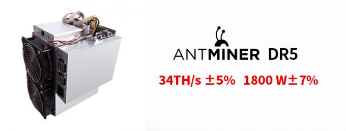 昇進のためのほとんどの普及したDcrの硬貨鉱山のAntminer Dr5抗夫機械