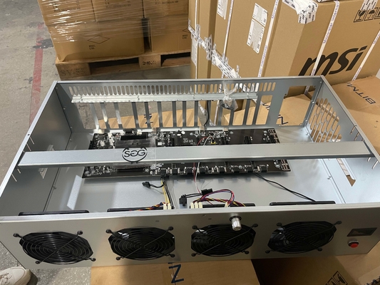 BTC ETH GPU鉱山の装備機械AMD A68 8 Gpu鉱山の装備フレームSSD 128G