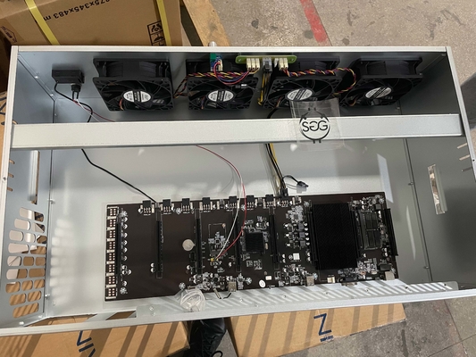 BTC ETH GPU鉱山の装備機械AMD A68 8 Gpu鉱山の装備フレームSSD 128G