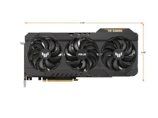 7680x4320 ASUSのグラフィックス・カードASUS Geforce Rtx 3080のチタニウム319*140*70MM