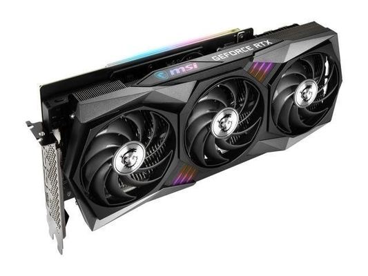 長方形256ビットMsi Rtx3080 3X 3080tiファン脱熱器Gtx 3090tiのグラフィックス・カード
