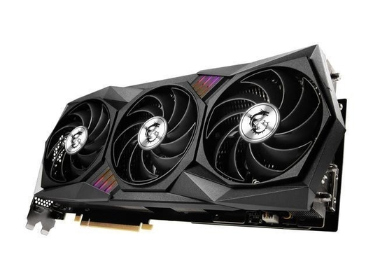 長方形256ビットMsi Rtx3080 3X 3080tiファン脱熱器Gtx 3090tiのグラフィックス・カード