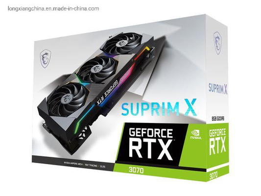 256かまれたGeforce Rtx 3070 3080白い8GB Gddr6 Pcie 4.0 V2 HDMI 2.1