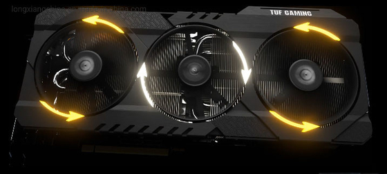 ギガバイト6800xtのビデオ カード16GB Lhrのグラフィックス・カード319*140*70MM